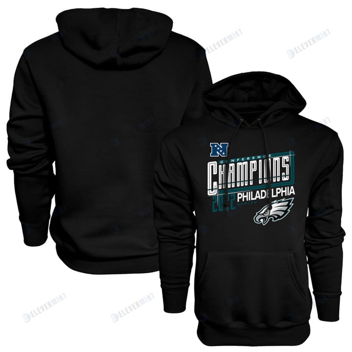 Philadelphia Eagles 2022 NFC Conference Champions Kick Hoodie - Black(S)